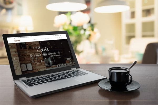 κατασκευή ιστοσελίδας προβολής restaurant café