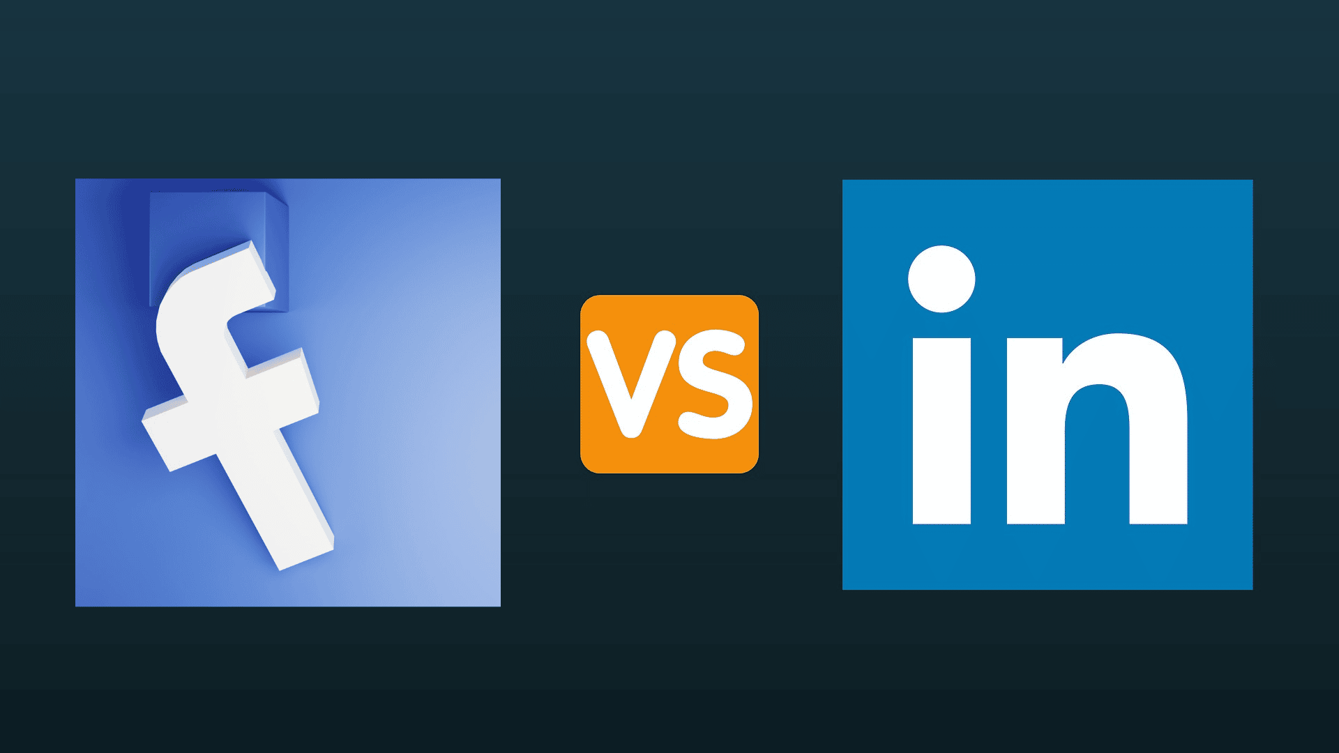 Ιστοσελίδα LinkedIn vs. Facebook